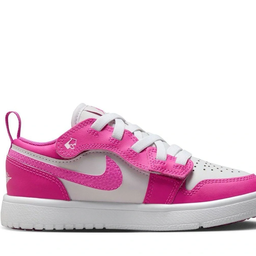 Nike Kids' Air Jordan Low Alt Shoes pink and white size 10c 💖
